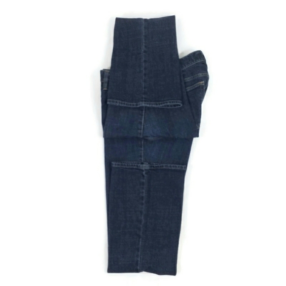 Vintage Lauren Ralph Lauren Dark Blue Wash Classic Bootcut Denim Jeans Womens 8P - Picture 12 of 14